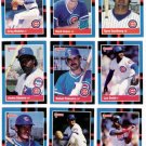 1988 Donruss Chicago Cubs Team Set-26 Cards