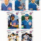 1988 Fleer Update Chicago Cubs Team Set-7 Cards