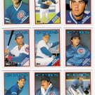 1988 Topps Traded Chicago Cubs Team Set-9 Cards