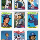 1989 Topps Chicago Cubs Team Set-35 Cards