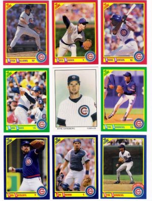 1990 Score Chicago Cubs-33 Cards