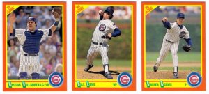 1990 Score Update & Rookies Chicago Cubs-3 Cd