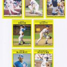 1991 Fleer Update Chicago Cubs-7 Cards