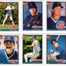 1991 Topps Traded Chicago Cubs Team Set-6 Cards