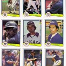 1982 Donruss Chicago White Sox Team Set-26 Cards