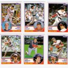 1983 Topps Traded Chicago White Sox Team Set-6 Cards