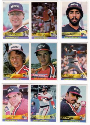 1984 Donruss Chicago White Sox Team Set-24 Cards