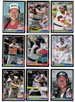 1985 Donruss Chicago White Sox Team Set-27 Cards