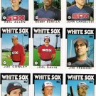 1986 Topps Traded Chicago White Sox Team Set-9 Cards