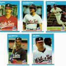 1987 Fleer Update Chicago White Sox Team-5 Cards