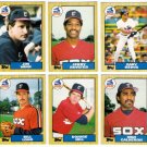 1987 Topps Traded Chicago White Sox Team Set-6 Cards