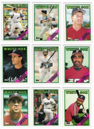 1988 Topps Chicago White Sox Team Set-29 Cards