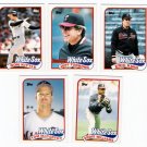 1989 Topps Traded Chicago White Sox Team-5 Cards