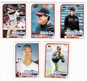 1989 Topps Traded Chicago White Sox Team-5 Cards