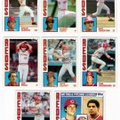 1984 Topps Cincinnati Reds Team Set-27 Card