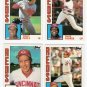 1984 Topps Traded Cincinnati Reds Team Set-4 Cards