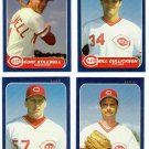 1986 Fleer Update Cincinnati Reds Team Set-4 Cards