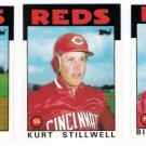 1986 Topps Traded Cincinnati Reds Team Set-3 Cards