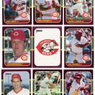 1987 Donruss Opening Day Cincinnati Reds-10 Cd
