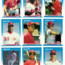 1987 Fleer Cincinnati Reds Team Set-26 Cards