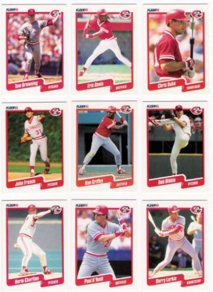 1990 Fleer Regular & Update Cincinnati Reds-29 Cds