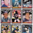 1985 Donruss Cleveland Indians Team Set-23 Cards