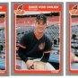 1985 Fleer Update Cleveland Indians Team Set-3 Cards