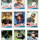 1985 Topps Cleveland Indians Team Set-25 Cards