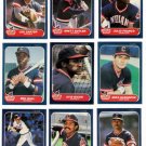 1986 Fleer Cleveland Indians Team Set-23 Cards