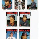 1986 Topps Traded Cleveland Indians Team Set-7 Cards