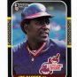1987 Donruss Cleveland Indians Team Set-20 Cards