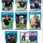 1987 Fleer Cleveland Indians Team Set-24 Cards