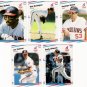 1988 Fleer Update Cleveland Indians Team Set-5 Cards