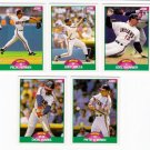 1989 Score Update Cleveland Indians Team-5 Cards