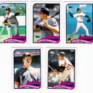 1989 Topps Traded Cleveland Indians Team-5 Cards