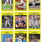 1991 Fleer Cleveland Indians Team Set-27 Cards
