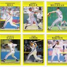 1991 Fleer Update Cleveland Indians-6 Cards