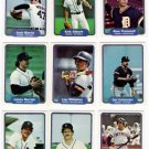 1982 Fleer Detroit Tigers Team Set-24 Cards