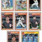 1985 Fleer Detroit Tigers Team Set-26 Cards
