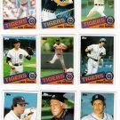 1985 Topps Detroit Tigers Team Set-28 Cards