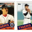 1985 Topps Traded Detroit Tigers Team Set-2 Cards