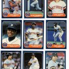 1986 Fleer Detroit Tigers Team Set-23 Cards