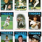 1986 Topps Detroit Tigers Team Set-29 Cards