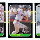 1987 Donruss Detroit Tigers Team Set-22 Cards