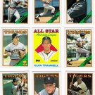 1988 Topps Detroit Tigers Team Set-30 Cards