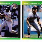 1989 Donruss Detroit Tigers Team Set-24 Cards