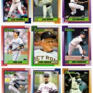 1990 Topps Detroit Tigers Team Set-28 Cards