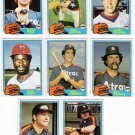 1981 Topps Traded Houston Astros Team Set-8 Cards