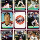 1987 Donruss Opening Day Houston Astros-10 Cd