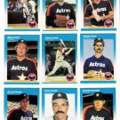 1987 Fleer Houston Astros Team Set-24 Cards